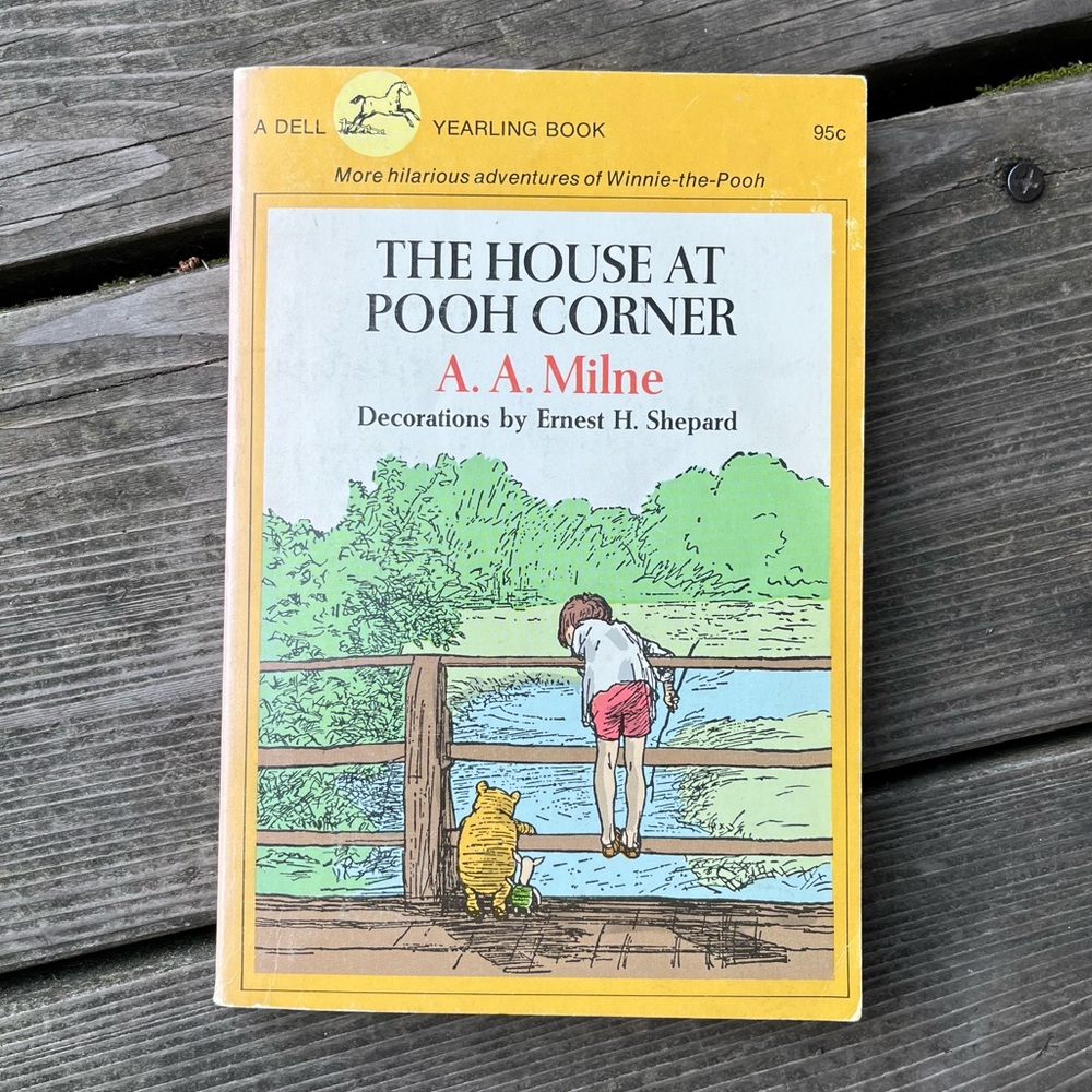 The House At Pooh Corner Vintage 1971 Edition Paperback Book By A.A. Milne